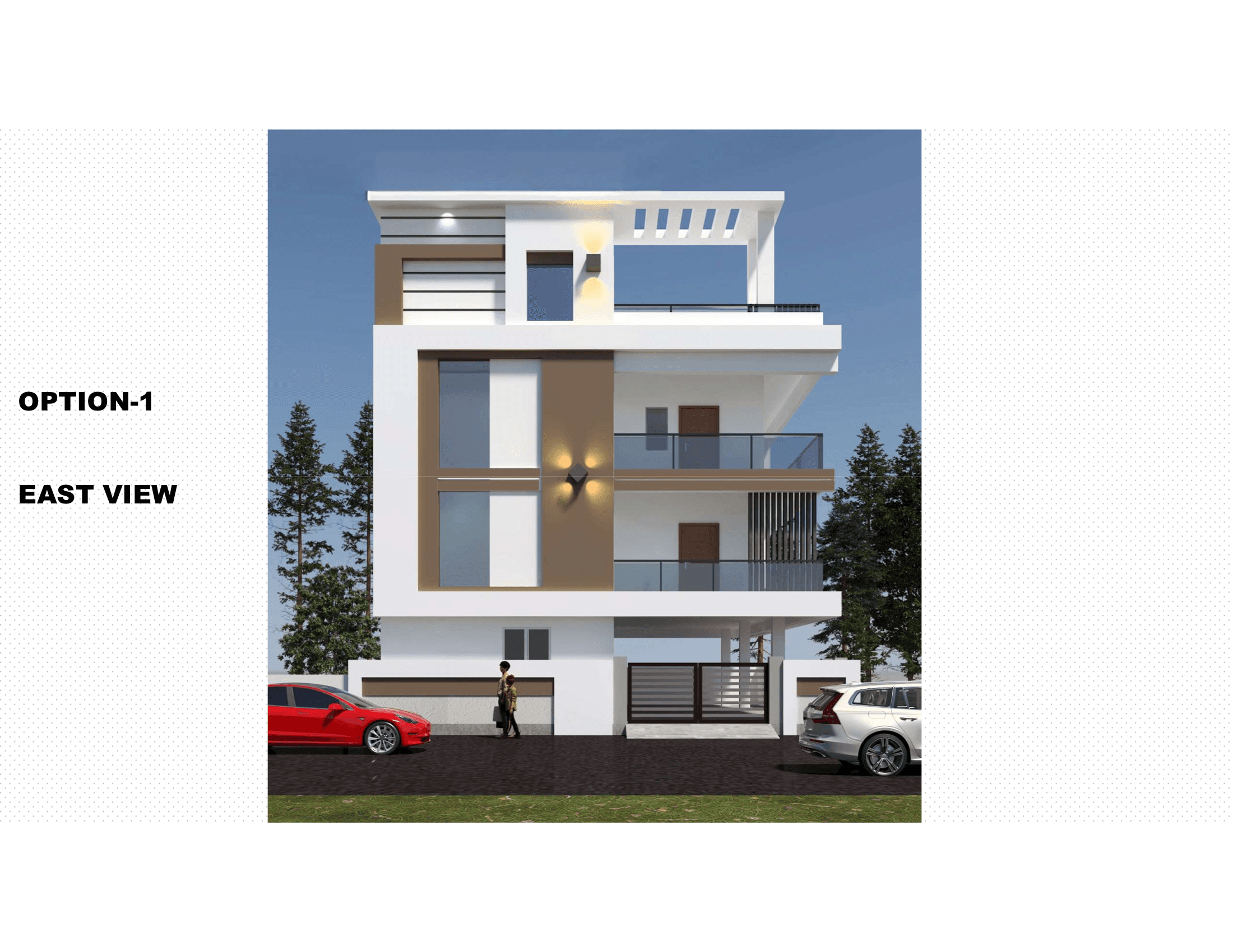 Corner Plot Residence — G+3, 225 Sq Yards